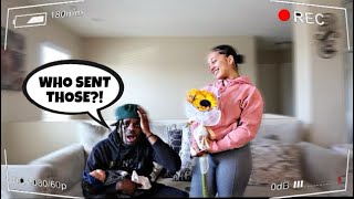 Another Guy Bought Me Flowers Prank on Husband [upl. by Castillo611]