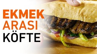 Ekmek Arası Köfte Tarifi  Köfte Ekmek Nasıl Yapılır [upl. by Darren]