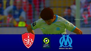 Brest vs Marseille Résumé et Buts  Ligue 1 202425 [upl. by Nnylsia]