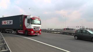 trucks trucks trucks Rotterdam Waalhaven 27 march 2014 [upl. by Vail]