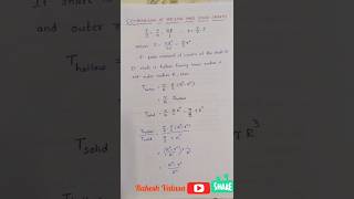 Comparison of hollow and solid shafts using torsion equation [upl. by Soilissav622]