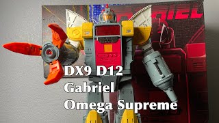 DX9 D12 Gabriel review dx9 transformers omegasupreme [upl. by Airamat]