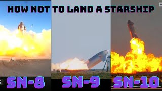 How Not To Land A SpaceX Starship [upl. by Montanez]