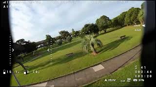 First day flying with my own FPV Drone No audio Onboard DVR Unstabilised [upl. by Peh866]