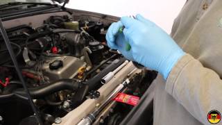 How to Replace Spark Plugs in a Toyota 3RZFE Engine [upl. by Nich]