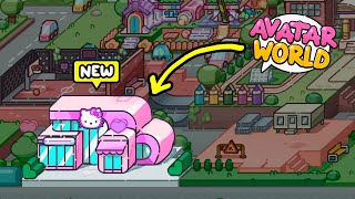 NEW HELLO KITTY HOUSE IN AVATAR WORLD  NEW Secrets [upl. by Ellwood]