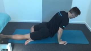 How to stretch the anterior hip capsule Prone Quadrant Stretch POGO Physio [upl. by Aihtenyc136]