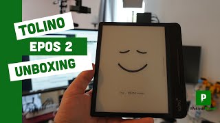 Tolino Epos 2 Unboxing und erster Eindruck [upl. by Adnulahs]