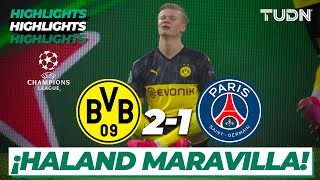 Highlights  Borussia Dort 2  1 PSG  Champions League  8vos Final  TUDN [upl. by Yelrak]