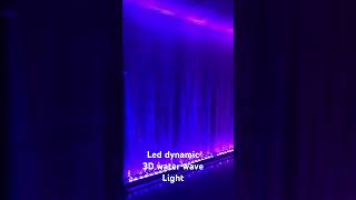 3D led water wave light  led wall washer light  led  ledliving room decor light  hotel hall [upl. by Olson773]