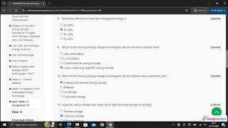 NPTEL Sustainable Energy Technology Week11 Assignment11 Solution JULY 2024 [upl. by Waddington54]