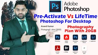 Photoshop Software For Desktop  Adobe Photography Plan 20GB Plan Details  PreActivate Software [upl. by Herbert]