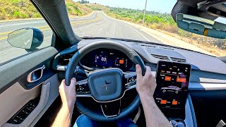 2024 Polestar 2 Dual Motor Performance  POV Test Drive Binaural Audio [upl. by Rise]