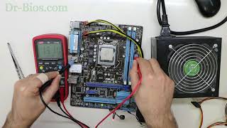 How to Repair Asus Motherboard H61MC [upl. by Liagibba]