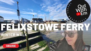 Felixstowe Ferry  a walk by the sea in stunning Suffolk [upl. by Nicolella256]