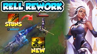 NEW CHAMP I MEAN RELL REWORK gameplay  PBE  Erick Dota [upl. by Dnalon]