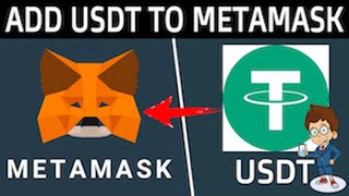 How to add USDT to MetaMask wallet [upl. by Box]