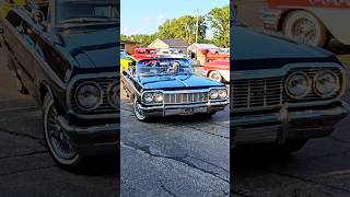 1964 Chevrolet Impala Convertible Classic Car Drive By Engine Sound St Margarets Church 2024 [upl. by Frohne]