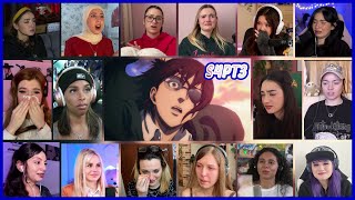 Attack on Titan Final Season 4 Part 3 Girls Reaction Mashup  Shingeki no Kyojin 進撃の巨人 [upl. by Etteuqram]