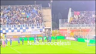 Como  Lazio 15 la festa a fine gara dei giocatori biancocelesti sotto il settore ospiti [upl. by Singhal]