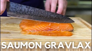 Saumon Gravlax fait maison  Facile amp Rapide [upl. by Ellehcan]