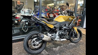 BMW F900 XR GOLD 2020 QUICK START UP AND REVIEW [upl. by Hermia]