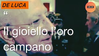 Vincenzo De Luca Annuncia la Ricandidatura al Distretto Orafo Campano 51024 [upl. by Philan]