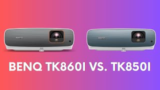 BenQ TK860i vs TK850i Projector Comparison [upl. by Akirehs]