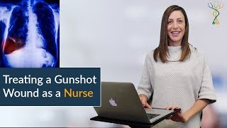 Treating a Gunshot Wound as a Nurse Pneumothorax Question Explained [upl. by Keese]