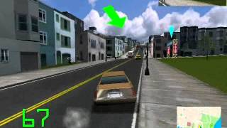 Midtown Madness 2 San Francisco Blitz Races Walkthrough [upl. by Nalani6]