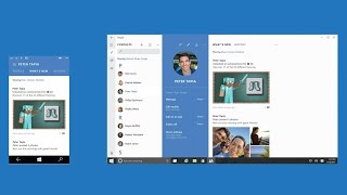 Windows 10 TPEnable People App Build 10061 [upl. by Retlaw]