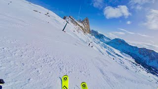 Seiser Alm  Dolomiti Superski  Ski 2024  snowpark [upl. by Anitsud]