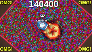 SNAKEIO 🐍 I TELEPORT TO EAT SATISFIED SCORE ON THE MAP 🐍 BEST EPIC SNAKE IO GAME PLAY 🐍 games [upl. by Heathcote]