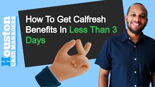 Emergency Food Stamps California How To Get Calfresh Benefits In Less Than 3 Days [upl. by Ilecara]