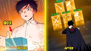 he opened 10000 luck boxes to get SSS rank skills and equipment  Manhwa Recap [upl. by Warton]