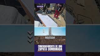 🤭¿Sabías esto de las zapatas🤠zapata obra base ingenieria columna combinado [upl. by Felipa138]