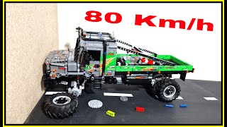 Mercedes Zetros CRASH 🚨 80 KMH 🚨 Lego car CRASH TEST  Lego Technic CRASH Test [upl. by Riti376]