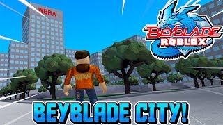 Welcome to Beyblade City HUGE NEW UPDATE Roblox Beyblade Rebirth [upl. by Etteloc]