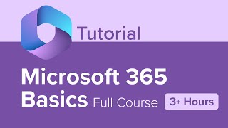 Microsoft 365 Basics Full Course Tutorial 3 Hours [upl. by Alysoun888]