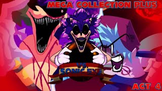 FNF VS SonicEXE 30  MEGA COLLECTION PLUS But Backing Characters Vocal All Star Act 4 Cover [upl. by Rosemari]