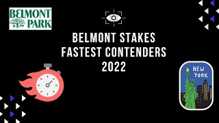 Belmont Stakes 2022 Fastest Contenders [upl. by Asiralc379]