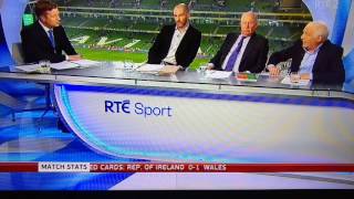 Eamon Dunphy vs Richie sadlier [upl. by Annahsed]