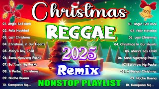 Reggae Christmas Mix 🤠Merry Christmas 2025 ☃️Tagalog Christmas Songs Medley [upl. by Ahsitel]