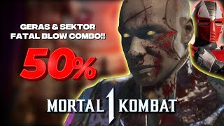 Geras amp Sektor Fatal Blow Combo  Mortal Kombat 1 Kasual Match Clip [upl. by Lambrecht]