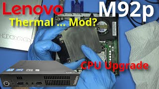 Lenovo M92p Cpu Upgrade Thermal Issues  Heatsink Modded  Poor Cpu Contact  Heatsink lapping [upl. by Eleanora993]