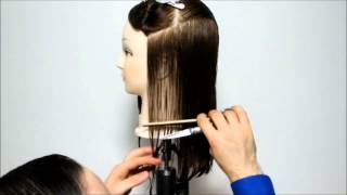 Tutorial taglio capelli donna  Taglio lungo ad una lunghezza [upl. by Lockwood]