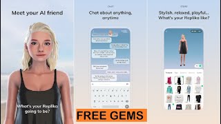 Replika Cheat Unlimited Gems  Replika Mobile  Replika MOD Free Gems NEW 2022 [upl. by Rowan535]