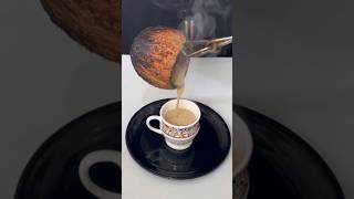 Coffee with Coconut Milk coffee homemade creativity shorts [upl. by Nani614]