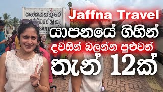 Jaffna ගිහින් දවසින් බලන්න පුළුවන් තැන් 12 ක්  places to visit in jaffna  what to do in jaffna [upl. by Trill]