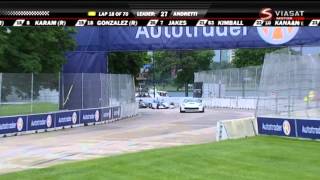 Indycar 2015 Round 7 Detroit Race 1 [upl. by Nodanrb]